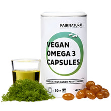 Capsules végétaliennes d'Oméga 3 à base d'algues