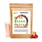 Poudre de protéine vegan bio fraise sans soja