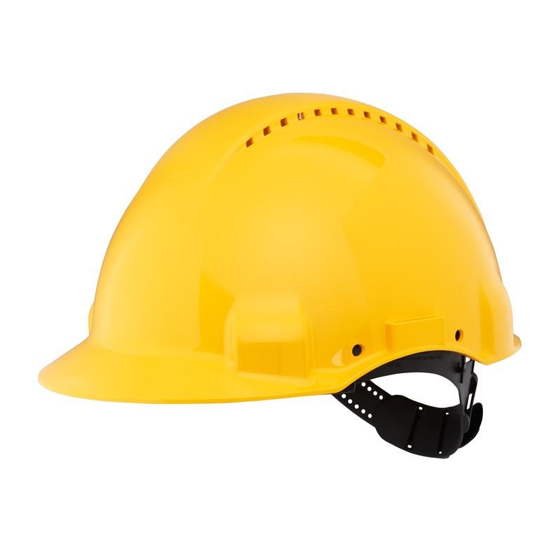 3M™ G3000CUV-veiligheidshelm met uvicator en pinlock-sluiting - geventileerd