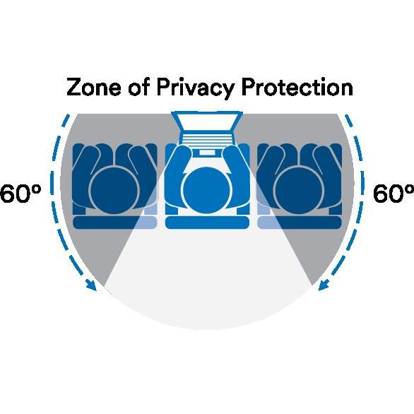 Filtre de confidentialité pour écran lumineux 3M™ pour ordinateur portable plein écran 14 pouces, 16:10, BP140W1E | Paquet (1 pièce)
